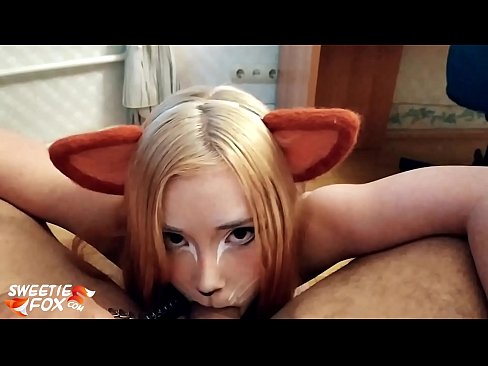 ❤️ Kitsune তার মুখের মধ্যে শিশ্ন এবং কাম গিলে ☑ গুণমান পর্ণ ❌❤